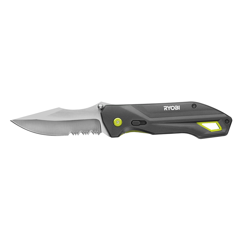 SPRING ASSISTED FOLDING KNIFE WITH 3.25″ BLADE | RYOBI