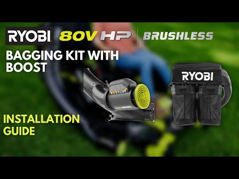 42″ 2-BIN SOFT TOP BAGGER WITH BAGGER BOOST | RYOBI