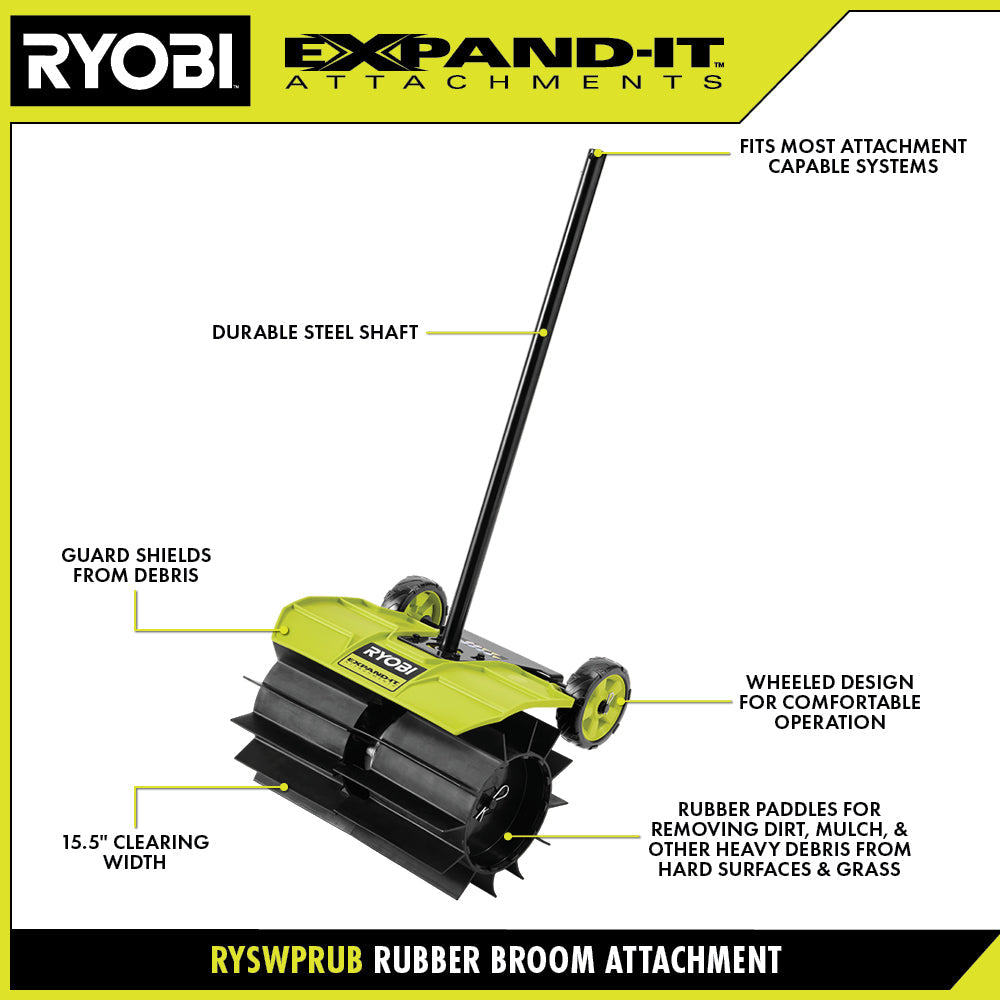 EXPAND-IT RUBBER BROOM ATTACHMENT | RYOBI