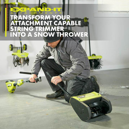 EXPAND-IT? SNOW THROWER ATTACHMENT | RYOBI