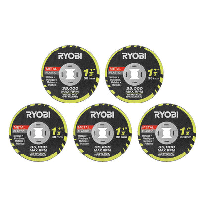 6PC. TWIST LOCK CUT-OFF WHEELS | RYOBI