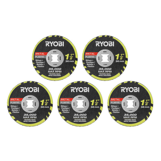 6PC. TWIST LOCK CUT-OFF WHEELS | RYOBI