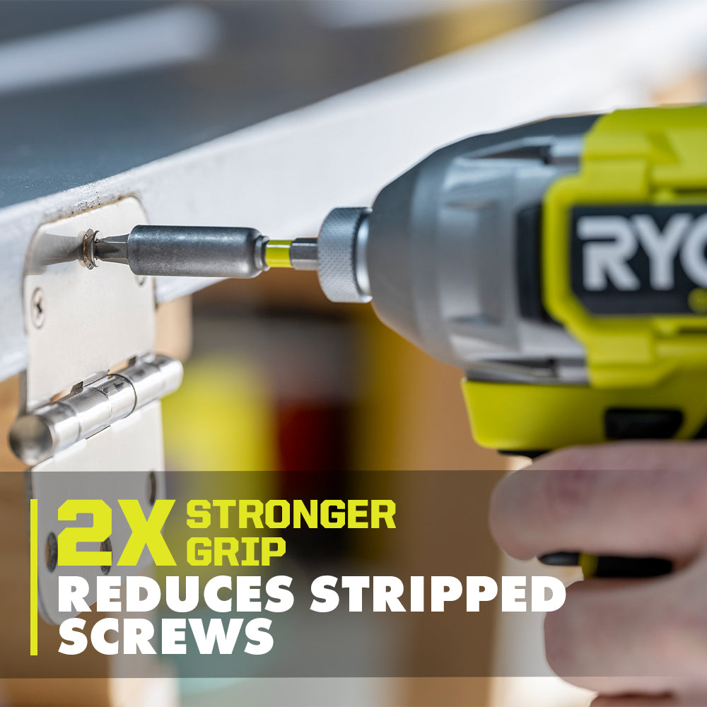 22 PC. 1″ DIAMOND GRIT IMPACT DRIVE BITS | RYOBI