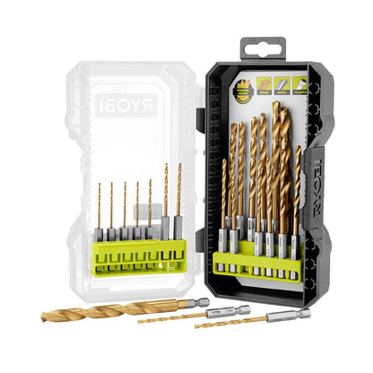 22 PC. TITANIUM DRILL BIT SET | RYOBI