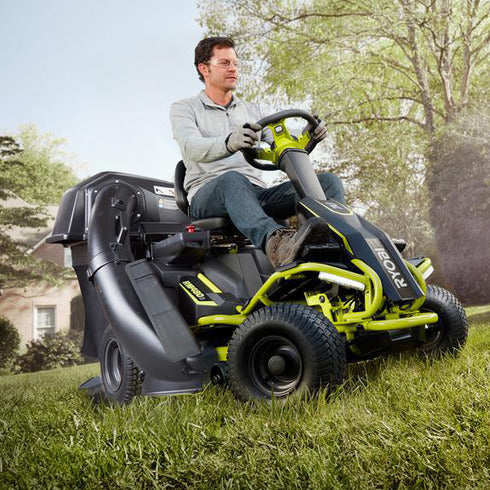 ELECTRIC RIDING MOWER BAGGER ATTACHMENT | RYOBI