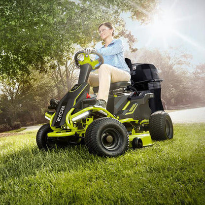ELECTRIC RIDING MOWER BAGGER ATTACHMENT | RYOBI