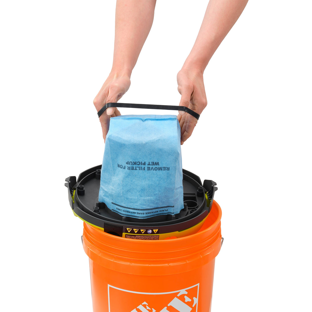 BUCKET TOP WET/DRY FILTER BAGS (4-PACK) | RYOBI