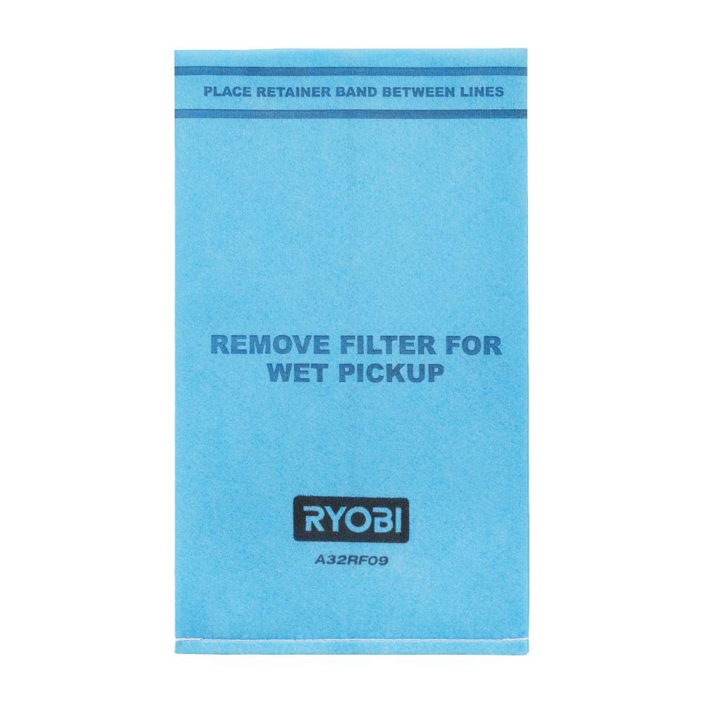 BUCKET TOP WET/DRY FILTER BAGS (4-PACK) | RYOBI