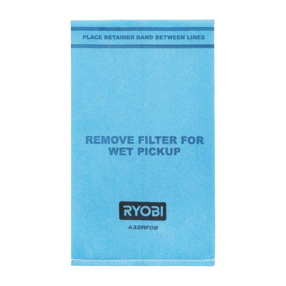 BUCKET TOP WET/DRY FILTER BAGS (4-PACK) | RYOBI