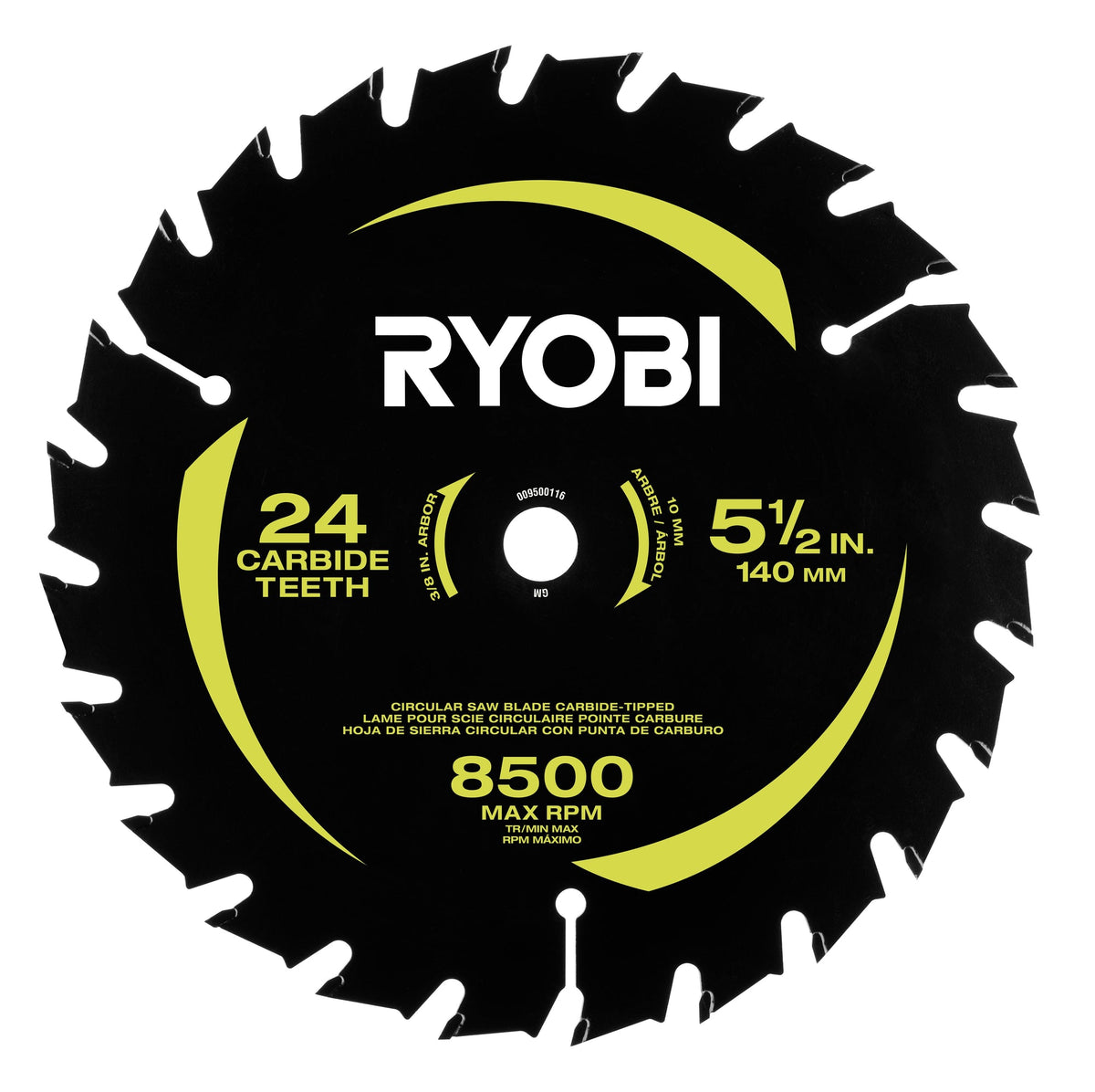 5-1/2″ 24 TOOTH CARBIDE TIPPED FLOORING SAW BLADE | RYOBI