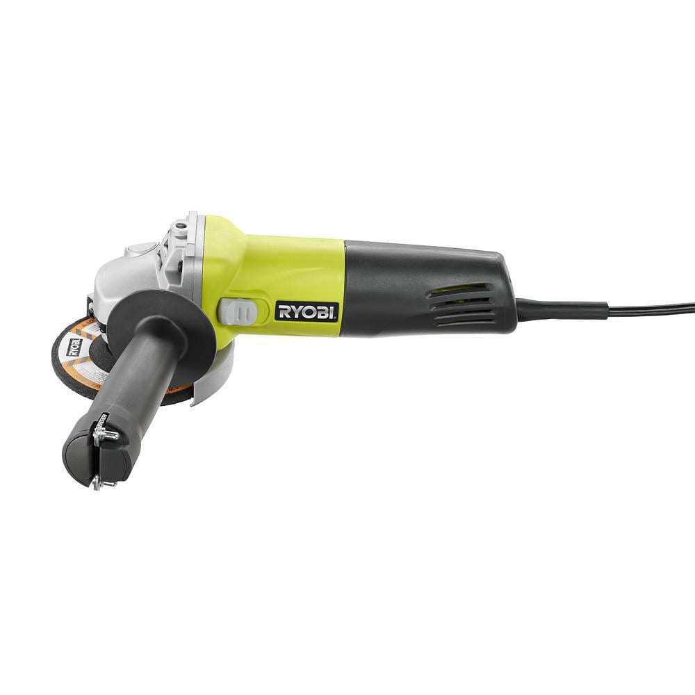 5.5 AMP CORDED 4-1/2″ ANGLE GRINDER | RYOBI