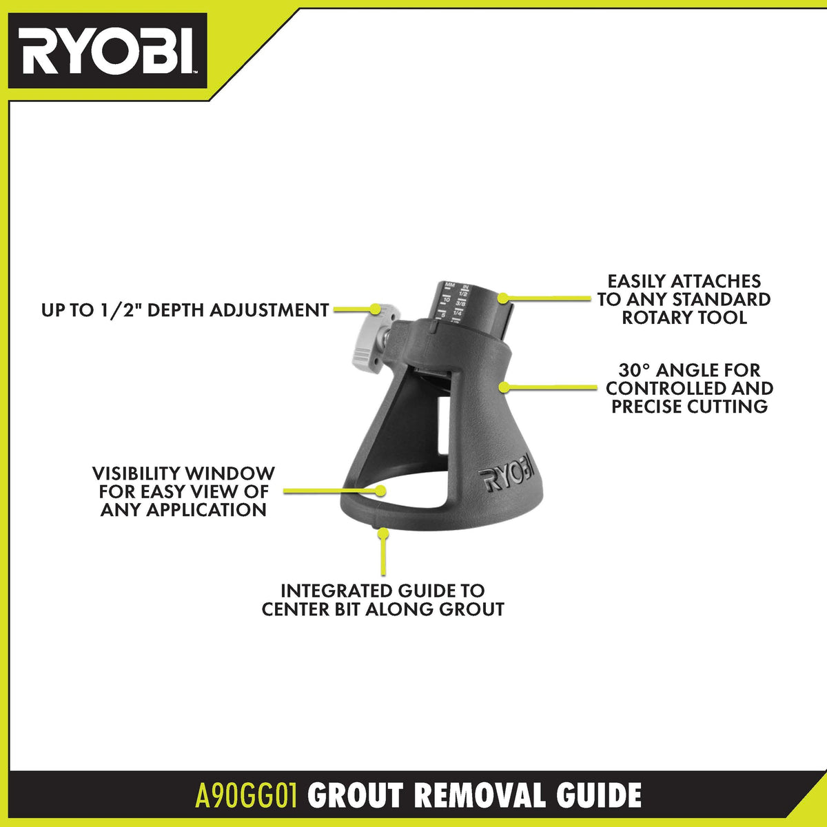 GROUT REMOVAL ROTARY KIT | RYOBI
