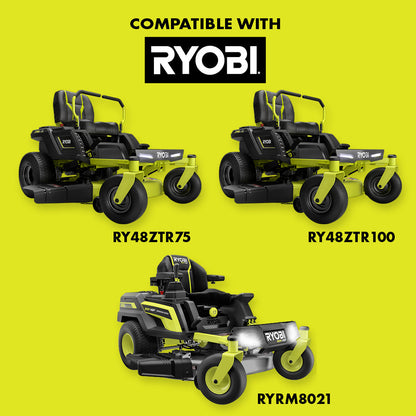ELECTRIC ZERO TURN RIDING MOWER MULCHING BLADES | RYOBI