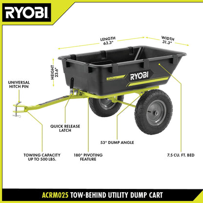 TOW-BEHIND DUMP CART | RYOBI