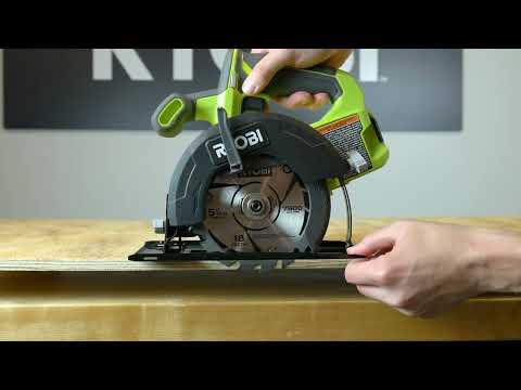 ONE+ 18V CORDLESS 5-1/2 IN. CIRCULAR SAW KIT WITH 4.0 AH BATTERY AND CHARGER | RYOBI