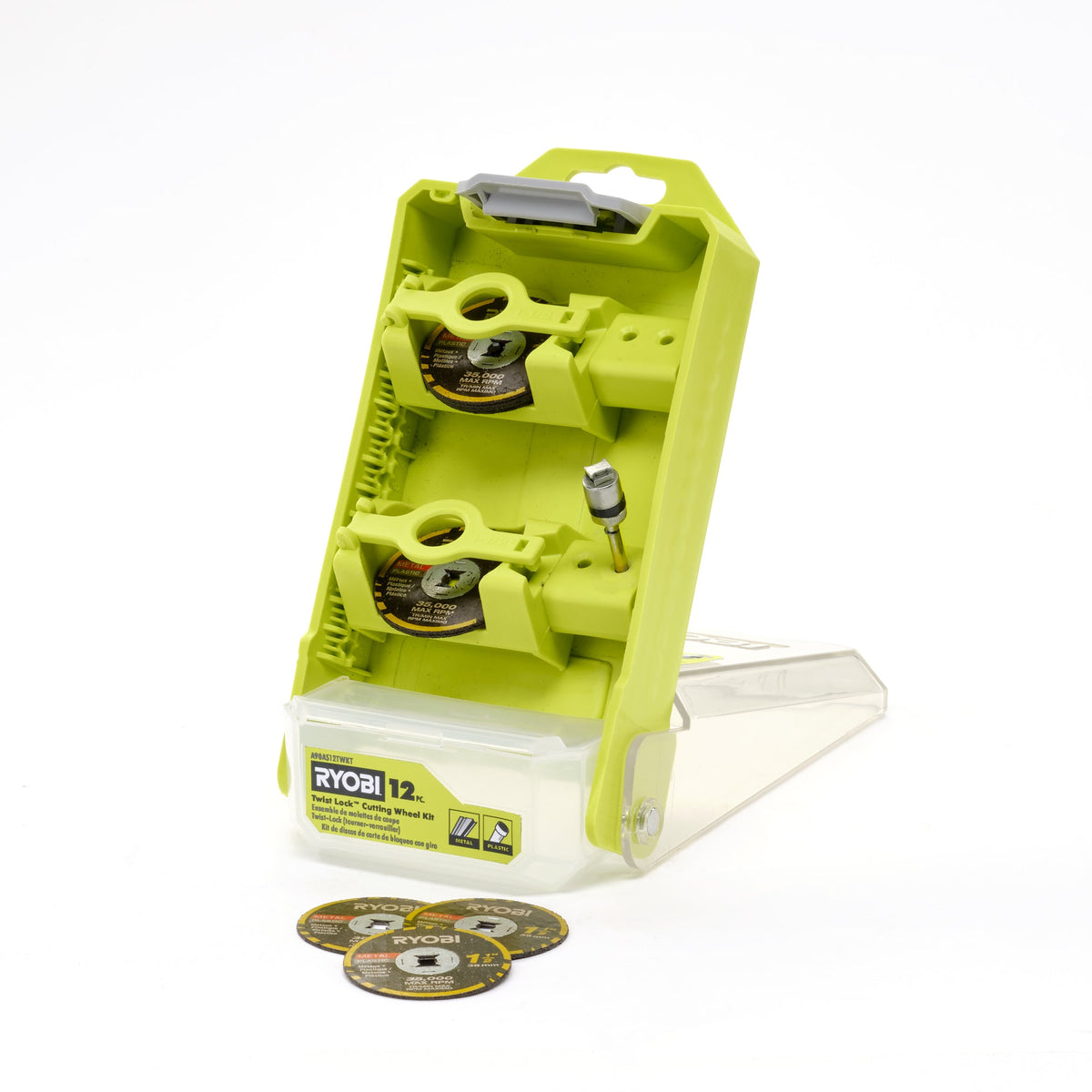 RYOBI 12PC. TWIST LOCK CUTTING WHEEL KIT | RYOBI