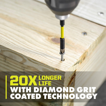 3 PC. 3-1/2″ DIAMOND GRIT IMPACT DRIVE BITS | RYOBI