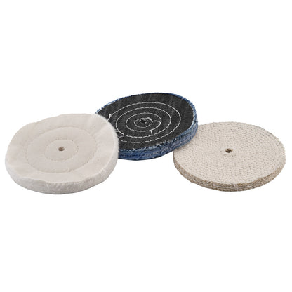 3 PC. 6″ BUFFING AND POLISHING WHEEL SET | RYOBI