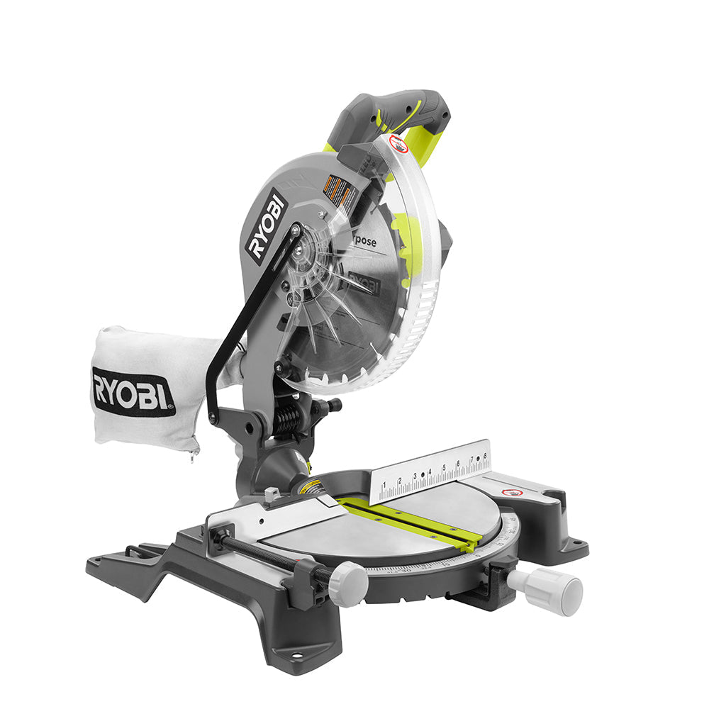 RYOBI 10 IN. COMPOUND MITER SAW WITH LED | RYOBI