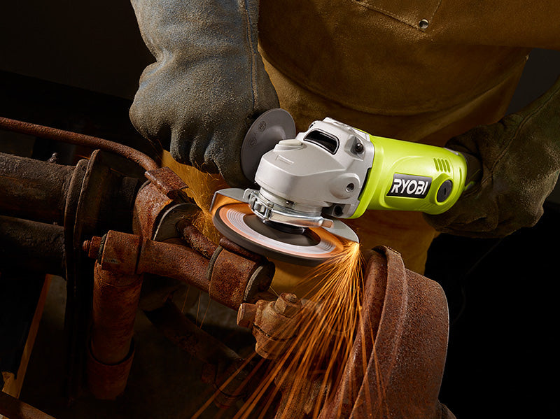RYOBI 7.5 AMP 4-1/2?? ANGLE GRINDER WITH ROTATING REAR HANDLE | RYOBI