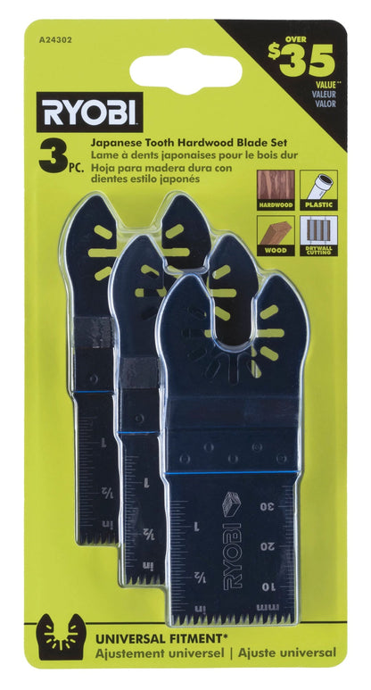 3 PC. JAPANESE TOOTH BLADE SET | RYOBI