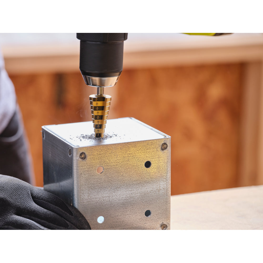 3 PC. TITANIUM STEP DRILL BIT SET | RYOBI