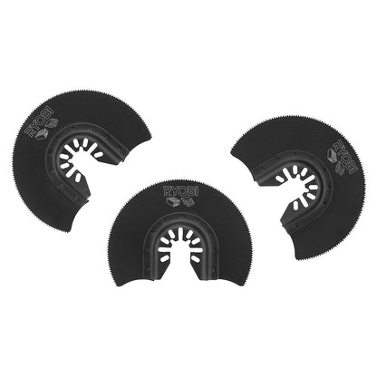 3 PC. WOOD/DRYWALL FLUSH CUT BLADE SET | RYOBI