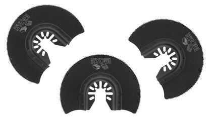 3 PC. WOOD/DRYWALL FLUSH CUT BLADE SET | RYOBI