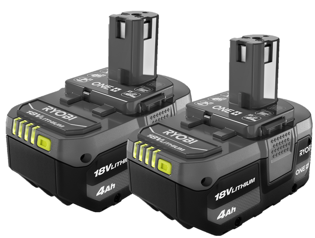 18V ONE+ 4AH LITHIUM BATTERY (2-PACK) | RYOBI