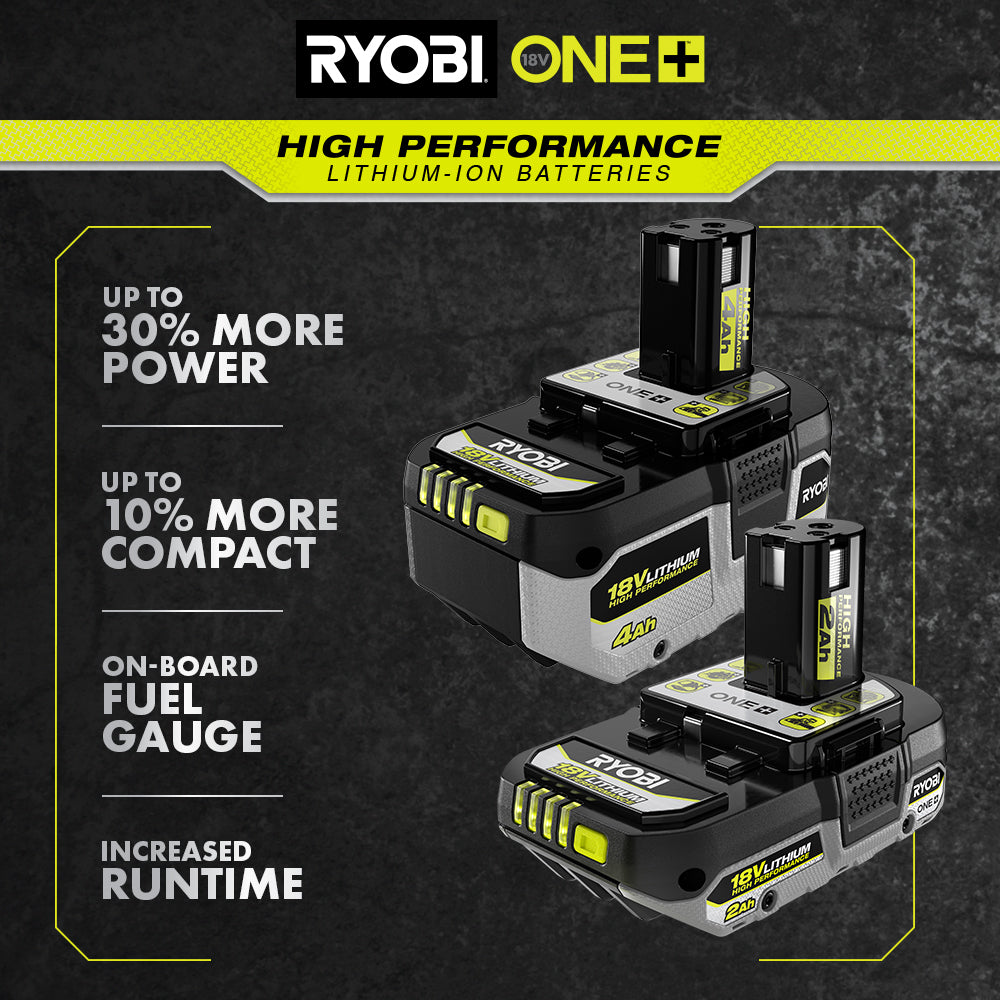 18V ONE+ 4AH LITHIUM HIGH PERFORMANCE STARTER KIT | RYOBI