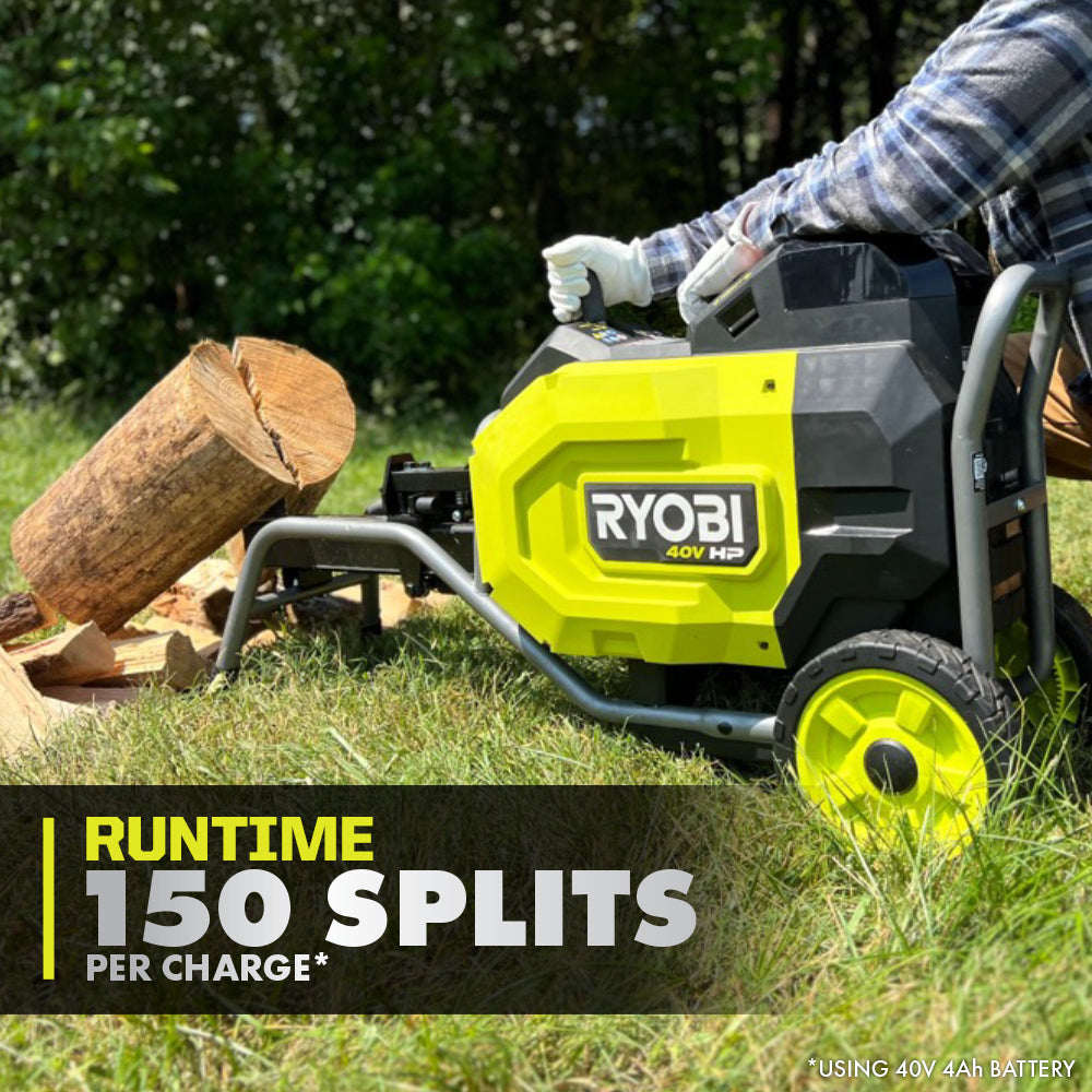 40V HP BRUSHLESS KINETIC LOG SPLITTER KIT | RYOBI