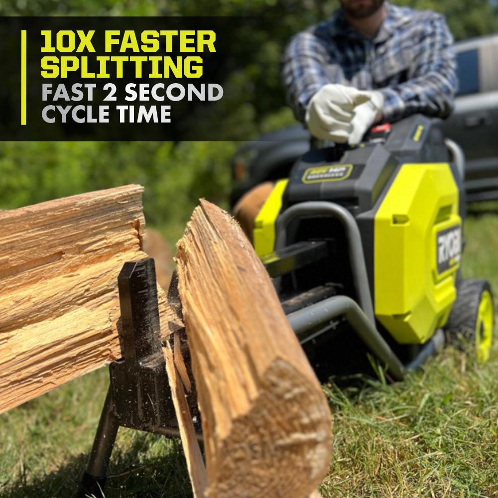 40V HP BRUSHLESS KINETIC LOG SPLITTER KIT | RYOBI