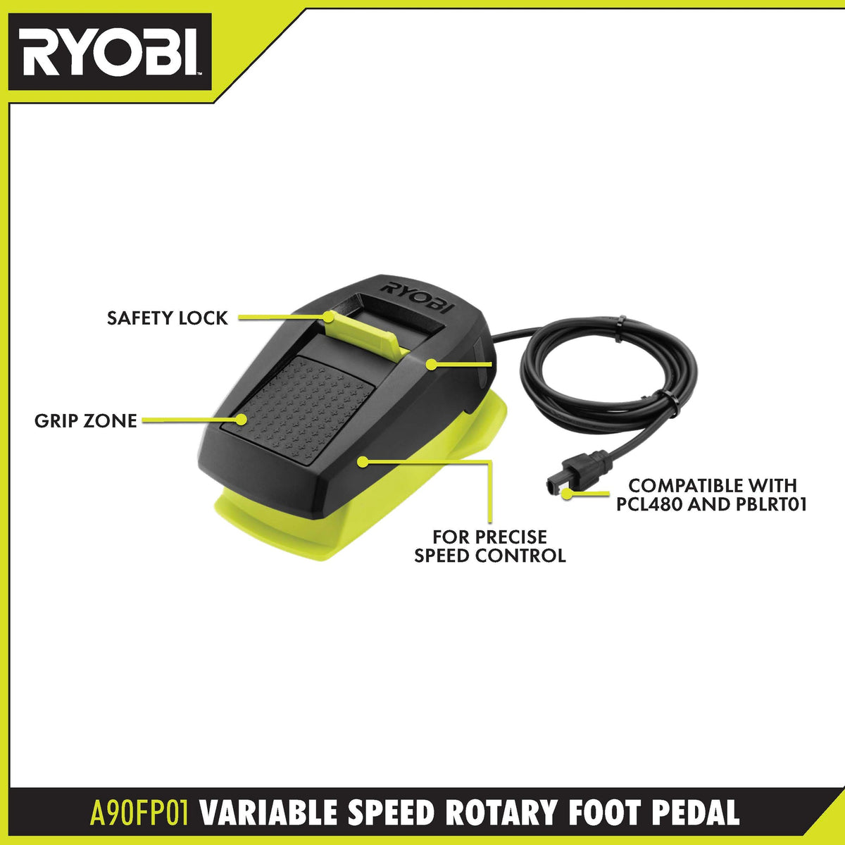 VARIABLE SPEED ROTARY FOOT PEDAL | RYOBI