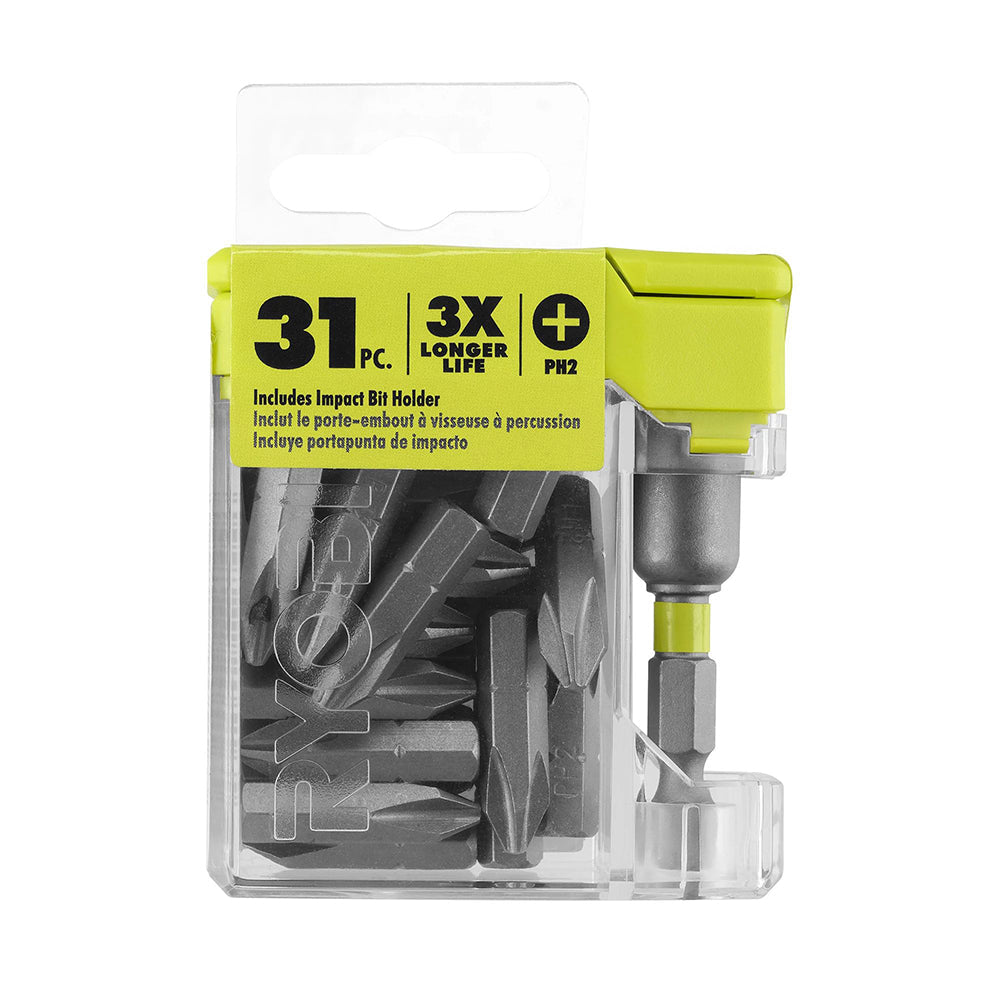 31 PC. 1?? BULK IMPACT DRIVE BIT SET | RYOBI