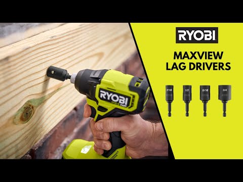 4 PC. MAXVIEW? LAG DRIVERS | RYOBI