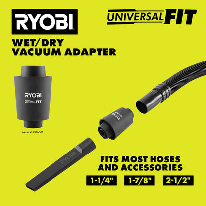 UNIVERSALFIT WET/DRY VACUUM ADAPTER | RYOBI