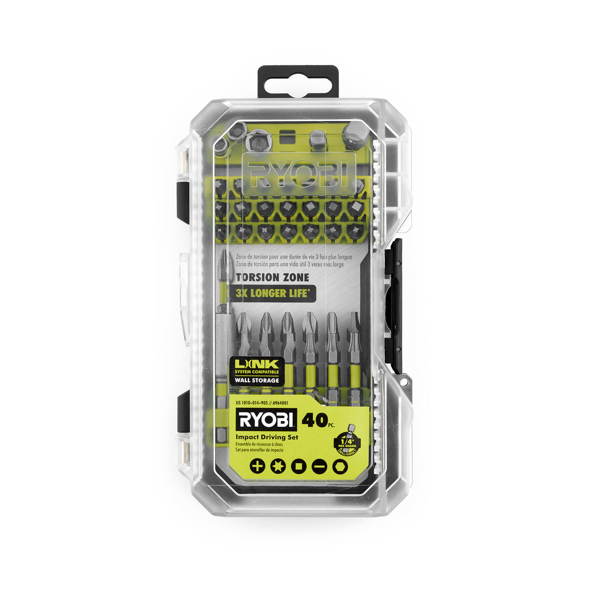 40 PC. IMPACT RATED DRIVING SET | RYOBI