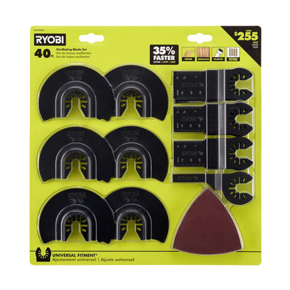 40 PC. OSCILLATING BLADE SET | RYOBI
