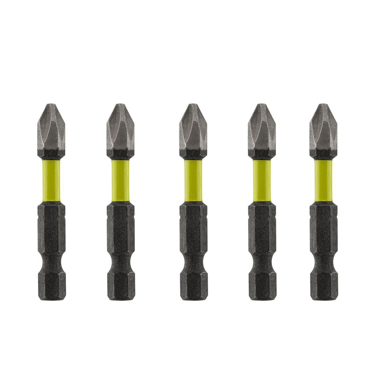 5 PC. 2″ DIAMOND GRIT IMPACT DRIVE BITS | RYOBI