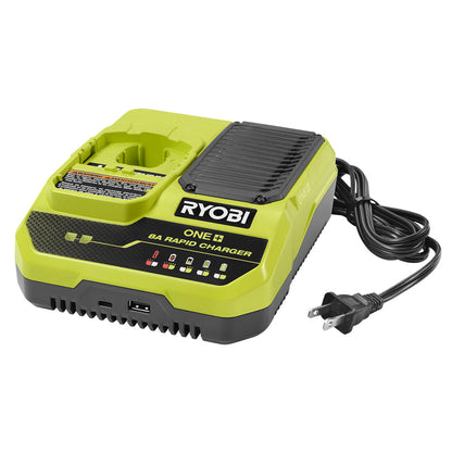 18V ONE+ 8A RAPID CHARGER | RYOBI