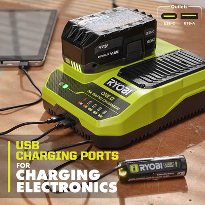 18V ONE+ 8A RAPID CHARGER | RYOBI