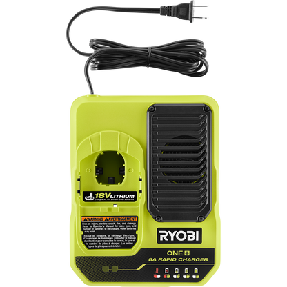 18V ONE+ 8A RAPID CHARGER | RYOBI