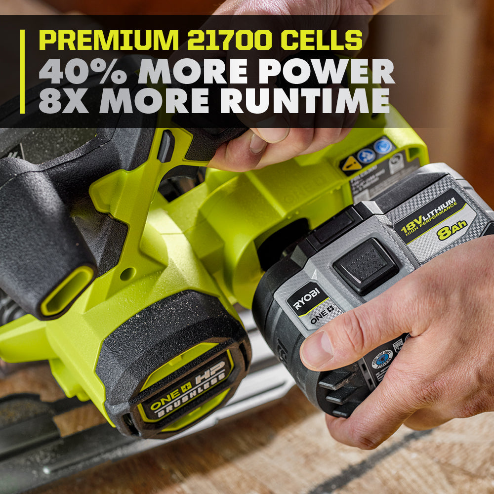 18V ONE+ 8AH LITHIUM HIGH PERFORMANCE BATTERY | RYOBI