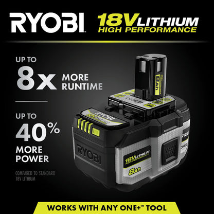 18V ONE+ 8AH LITHIUM HIGH PERFORMANCE STARTER KIT | RYOBI