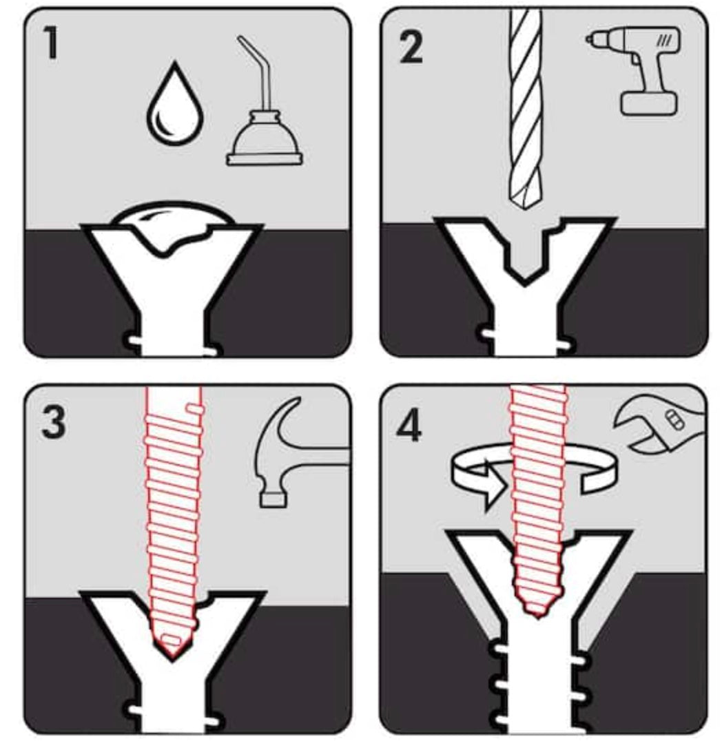 5 PC. SPIRAL SCREW EXTRACTOR SET | RYOBI