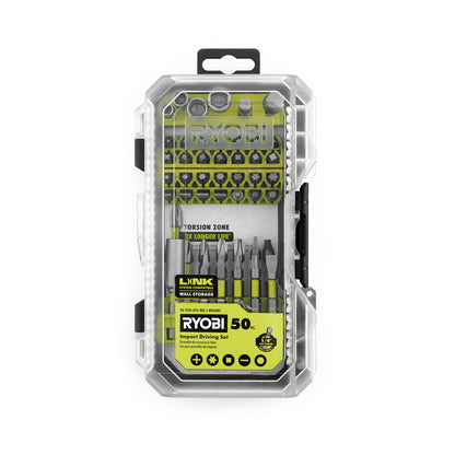 50 PC. IMPACT RATED DRIVING SET | RYOBI