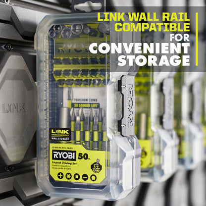 50 PC. IMPACT RATED DRIVING SET | RYOBI