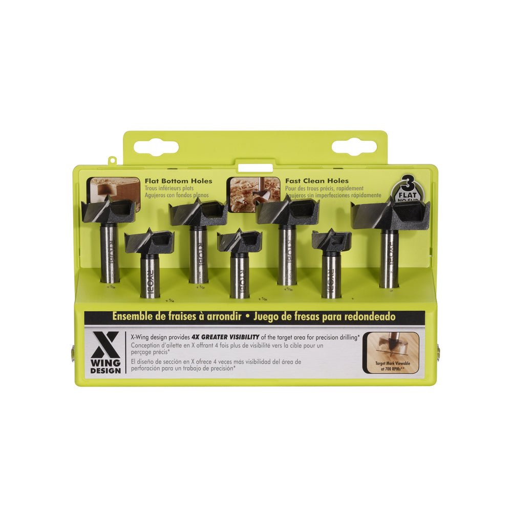 7 PC. FORSTNER BIT SET | RYOBI