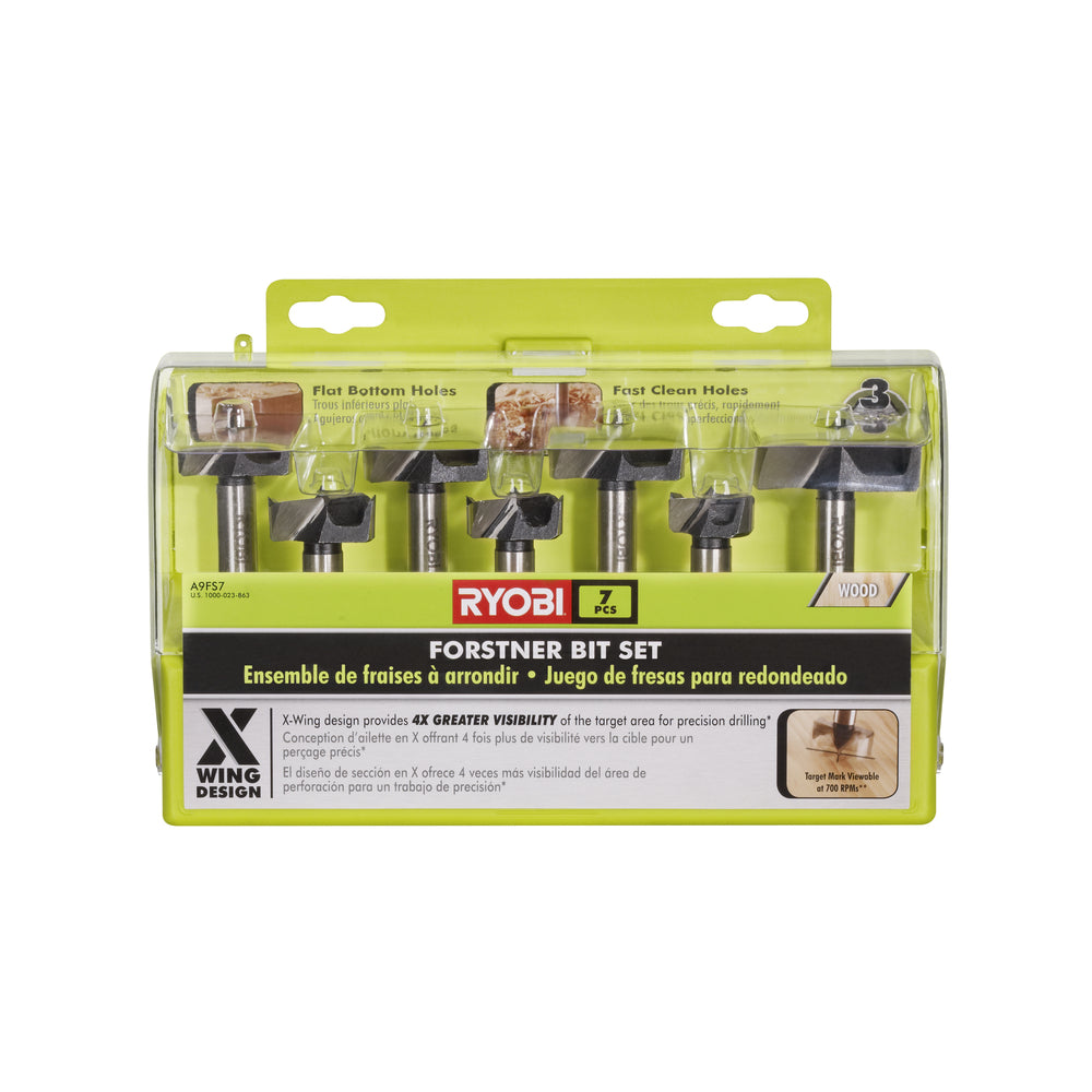 7 PC. FORSTNER BIT SET | RYOBI