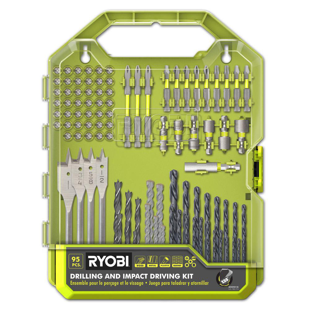 95PC DRILLING/IMPACT DRIVING KIT | RYOBI